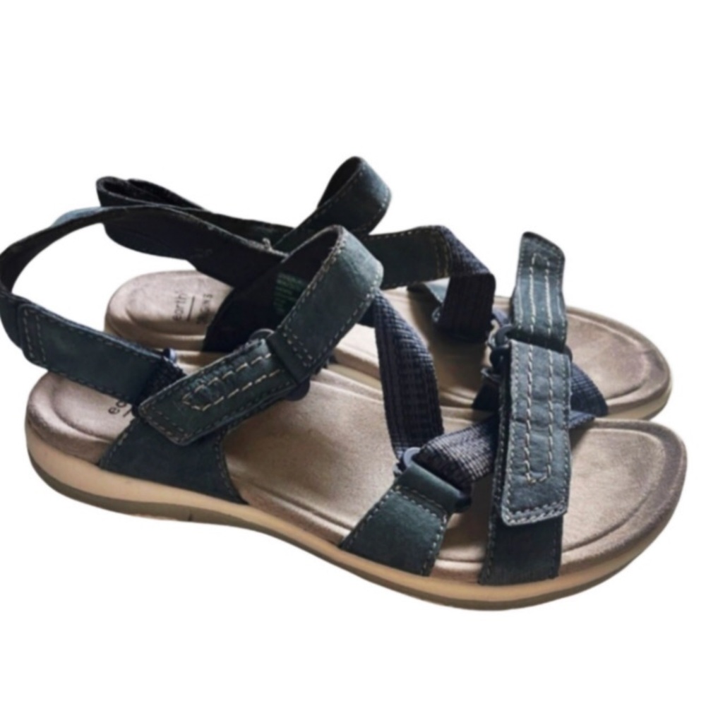 Earth Origins Women's Black Sandals Sz 8 - Picture 1 of 4